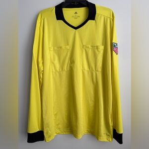 Adidas L Referee Jersey Shock Yellow TAG Heuer Premier League 18 FIFA World Cup